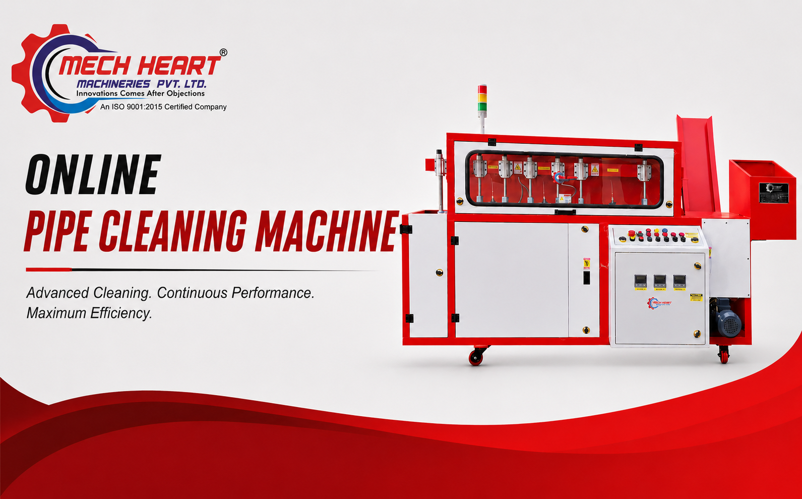 ONLINE PIPE CLEANING MACHINE