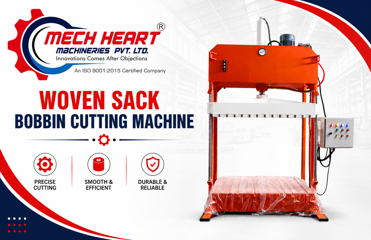 WOVEN SACK BOBBIN CUTTING MACHINE