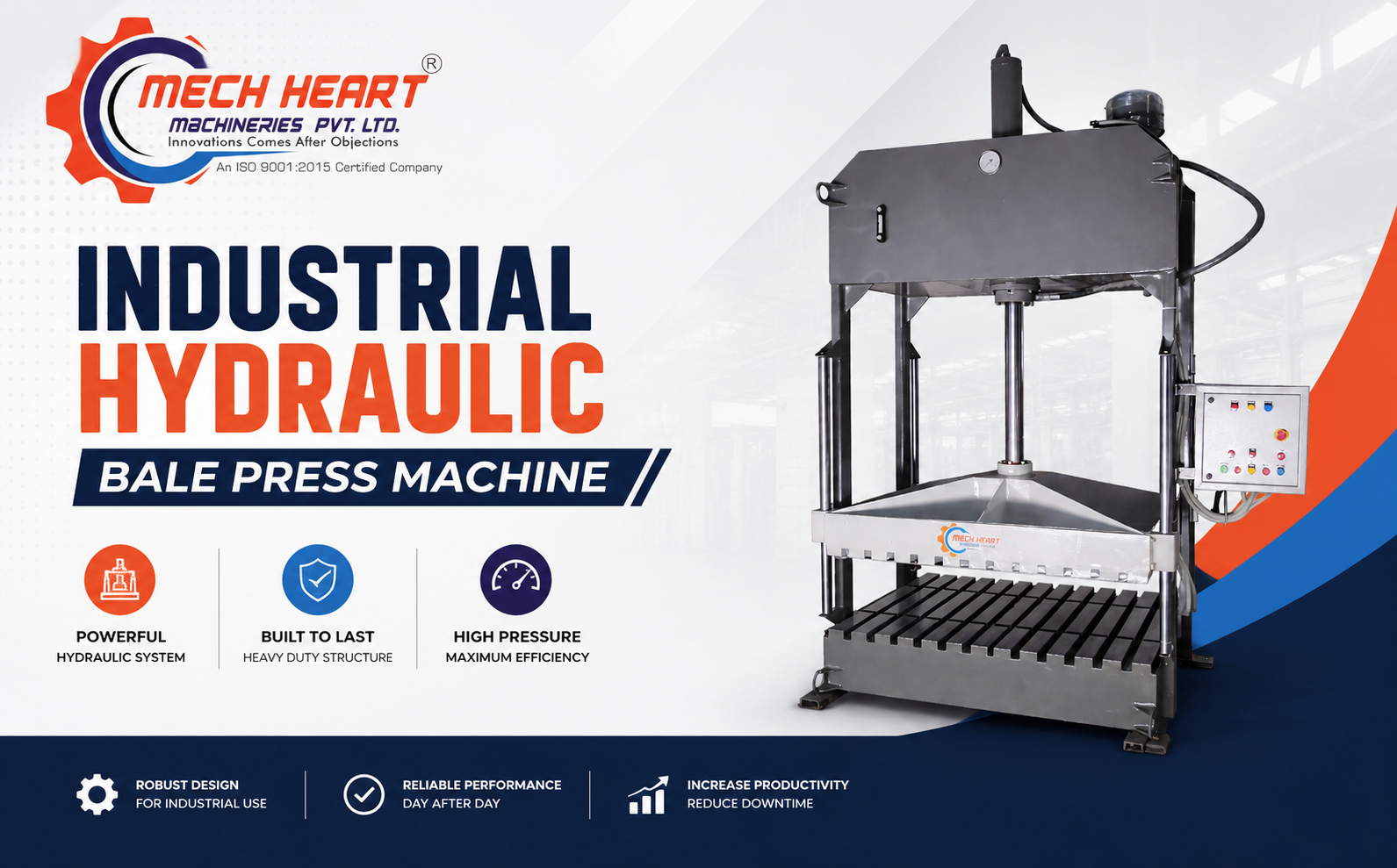 Industrial Hydaulic Bale Press Machine dryer