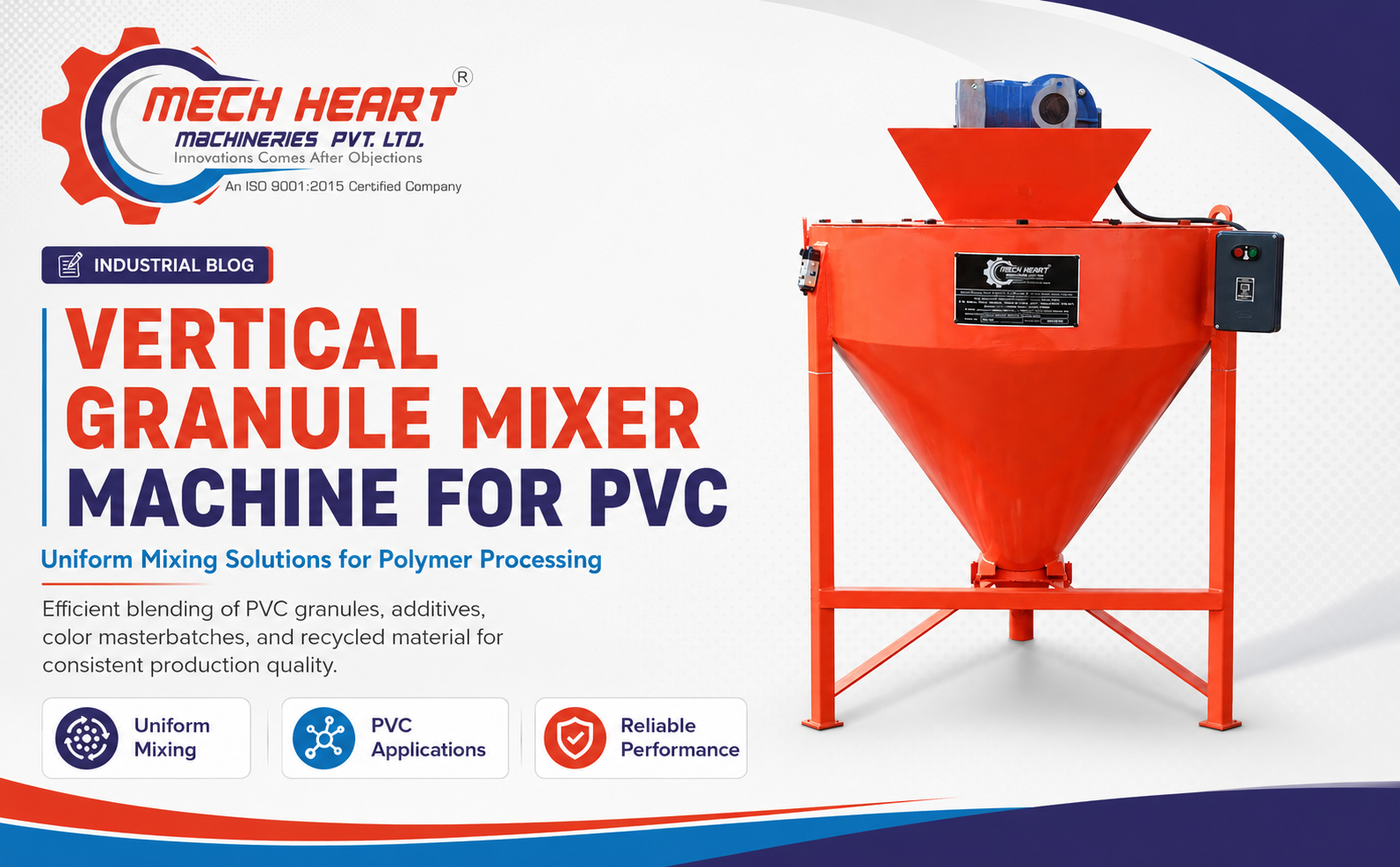 vertical granule mixer machine for PVC